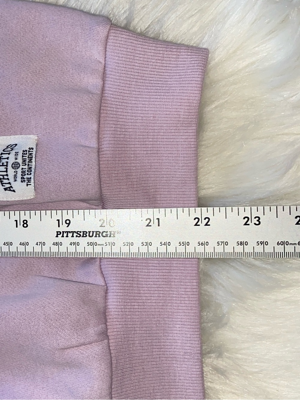 H&M Lavender and White Colorblock Crewneck Sweatshirt - Picture 4 of 6